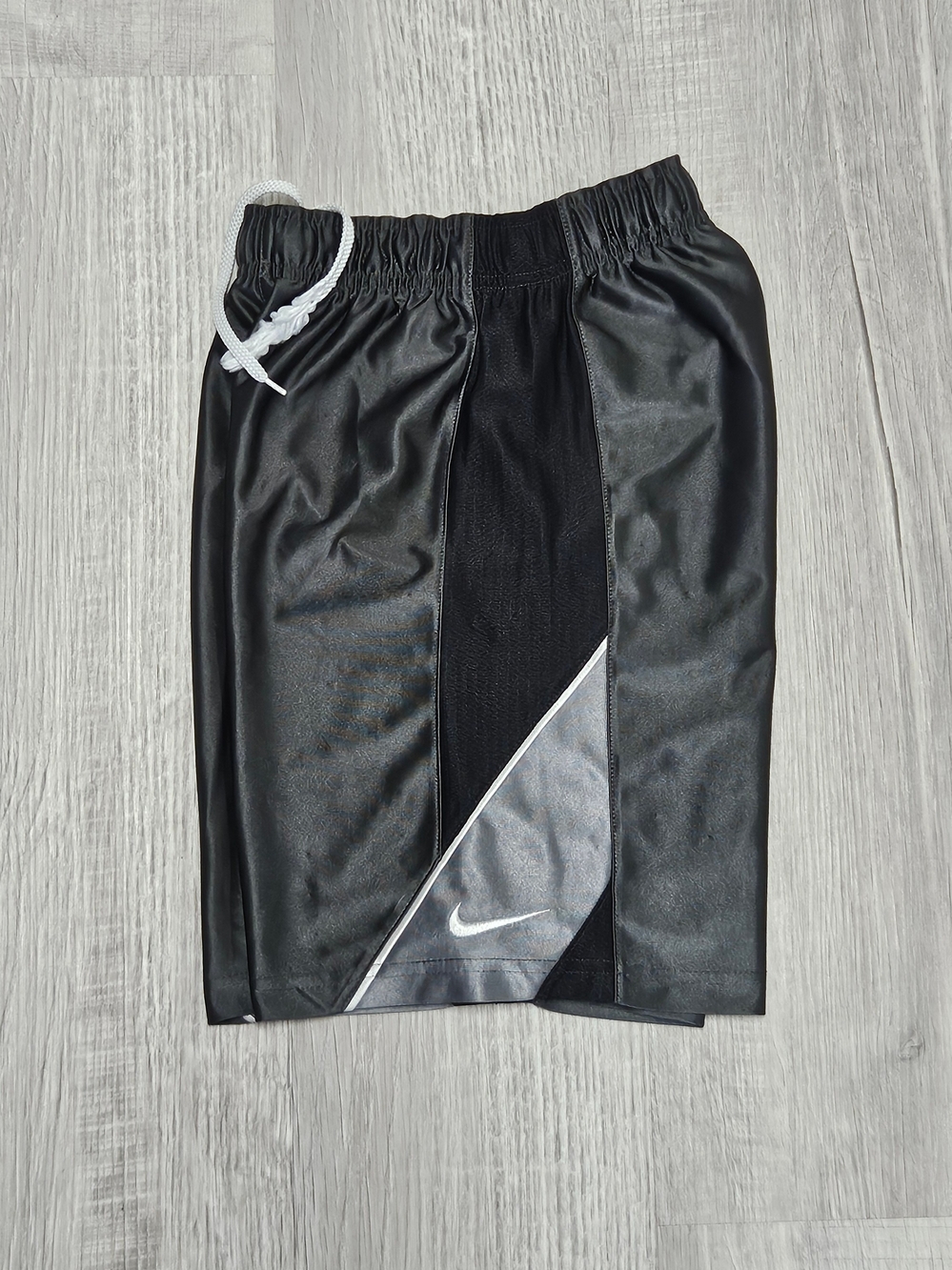 Nike Black Shorts with White Trim – Kids Athletic